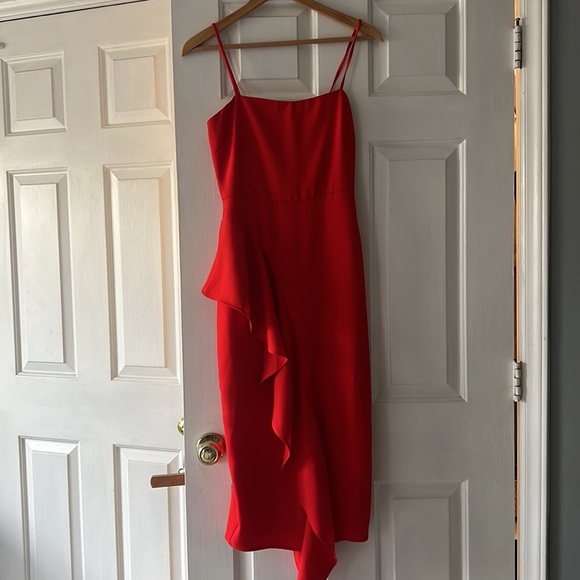 LOVERS + FRIENDS Cleo dress in Red. Xs - Picture 3 of 6